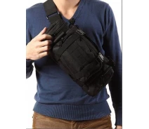 Придбати - сумку тактичну і чохол  Тактична поясна сумка Military Mochilas Molle 32*17*11 см Чорна