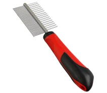 Придбати - інструмент для грумінгу  Гребінець двосторонній Flamingo Comb Double 20 см