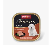 Придбати - корм для собаки  Корм вологий Vom Feinsten Junior with Poultry liver для цуценят з пташиною печінкою 150 г (4017721826570)
