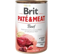 Придбати - корм для собаки  Корм вологий Brit Care Pate and Meat для дорослих собак з яловичиною та індичкою 400 г (8595602557400)