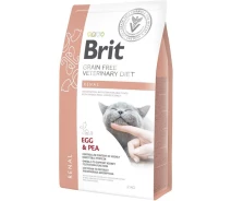 Придбати - корм для кота  Корм сухий Brit Grain VetDiet Cat Renal для кішок із захворюванням нирок з яйцем та горохом 2 кг (8595602528356)