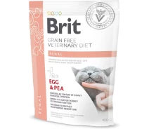Придбати - корм для кота  Корм сухий Brit Grain VetDiet Cat Renal для кішок із захворюванням нирок з яйцем і горохом 400 г (8595602528363)