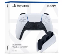 Придбати -  Геймпад Sony DualSense (White) + Зарядна станція Sony DualSense Charging Station (PS5)