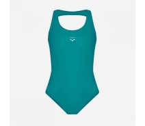 Придбати - злитий купальник  Жіночий купальник Arena Solid O Back Swimsuit Зелений 40 (005911-600)