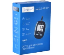 Придбати - глюкометр  Глюкометр Longevita Family Система для вимірювання глюкози в крові (6806076)