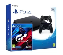 Придбати - ігрову консоль  Ігрова консоль Sony Playstation 4 Slim 500Gb + Gran Turismo 7 + DualShock 4 Version 2 (black)