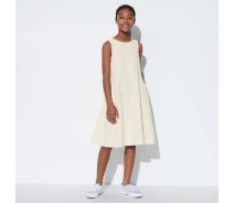 Придбати - дитячу сукню  Дитяча сукня UNIQLO з красивим силуетом 1159811715 (Молочний, 155-165)