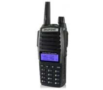 Придбати - рацію  Портативна рація Baofeng UV-82 5W Li-ion UHF/VHF (Чорний) (820824)