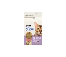 Придбати - корм для кота  Сухий корм для кішок Purina Cat Chow Sensitive з лососем 1.5 кг (7613035394131)