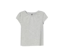 Придбати - дитячу футболку  Футболка бавовняна для дівчинки H&M 0812911-003 122-128 см (6-8 years) сірий