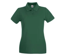 Придбати - жіноче поло  Поло Fruit of loom Premium polo Lady-Fit XS Темно-зелений (63-030-0)