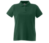 Придбати - жіноче поло  Поло Fruit of loom Premium polo Lady-Fit XS Темно-зелений (63-030-0)