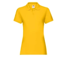 Придбати - жіноче поло  Поло Fruit of the loom Premium polo Lady-Fit S Жовтий (63-030-0)