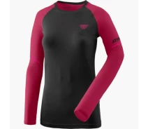 Придбати - жіночу футболку  Футболка Dynafit Alpine Pro L/S Tee Wms - 46/40 - бордовий/блакитний (016.002.2209)