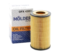 Придбати - масляний фільтр  Фільтр масляний Molder Filter OFX 43D1 (WL7228, OX153D1Eco, HU7181N)