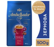 Придбати - каву  Кава AMBASSADOR у зернах 500г пакет, "Strong" (am.53232)
