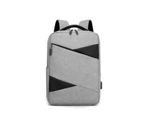 Придбати - рюкзак  Рюкзак повсякденний міський з відділом для ноутбука виходами для проводів USB навушників 41х30х11 см (478004-Prob) Сірий