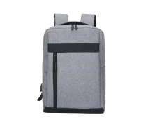 Придбати - рюкзак  Рюкзак повсякденний міський на кожен день з відділом для ноутбука виходом для USB проводу 40х28.5х10 см (478014-Prob) Сірий