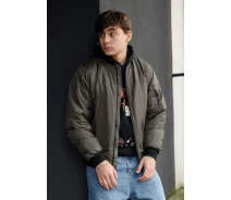 Придбати - куртку мужскую  Молодіжний бомбер кольору хакі Staff ye khaki (p101-0236-XS)