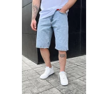 Придбати - чоловічі шорти  Джинсові світло-сині шорти Staff baggy c2 light blue (p12-0638-30)