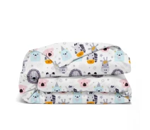 Придбати - підковдру  Підковдра полуторна 160х220 SAFARI ANIMALS CS3 (AnimalsFaceRoseGrey_160q)