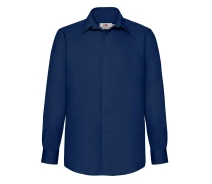 Придбати - чоловічу сорочку  Сорочка Fruit of the loom Poplin shirt short sleeve L Темно-синій (65-116-0)