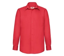 Придбати - чоловічу сорочку  Сорочка Fruit of the loom Poplin shirt long sleeve L Червоний (65-118-0)