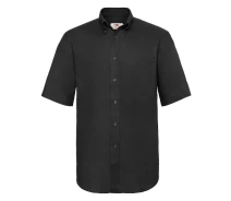 Придбати - чоловічу сорочку  Сорочка Fruit of the loom Oxford shirt short sleeve L Чорний (65-112-0)