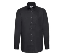 Придбати - чоловічу сорочку  Сорочка Fruit of the loom Oxford shirt long sleeve L Чорний (65-114-0)