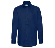 Придбати - чоловічу сорочку  Сорочка Fruit of the loom Oxford shirt long sleeve 2XL Темно-синій (65-114-0)