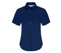 Придбати - жіночу сорочку  Сорочка Fruit of loom Ladies oxford shirt short sleeve XS Темно-синій (65-000-0)