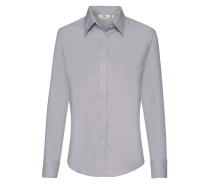 Придбати - жіночу сорочку  Сорочка Fruit of the loom Oxford shirt l/s lady-fit 2XL Світло-сірий (65-002-0)