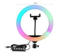 Придбати - кільцеве світло  Льод-лампа кільцева для студійного освітлення LED лампа XD-260 26 см з пультом та штативом для фото та відео (12240)