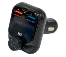 Придбати - FM трансмиттер  FM модулятор для автомобіля HZ H43+ BT 4.2, TYPE-C Black