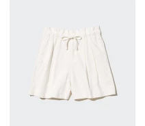 Придбати - жіночі шорти  Жіночі лляні шорти UNIQLO 1159792507 (Молочний, XXL)