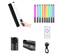 Придбати - кільцеве світло  Лампа Led Stick RGB різнокольорова палиця-меч для фото та відео з пультом, Black