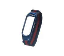 Придбати - аксессуар до смарт-годинниа  Ремінець Milanese Loop Color для Xiaomi Mi Band 3/4, Blue-Red