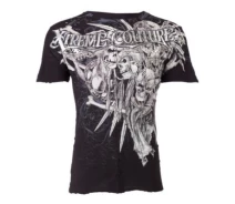 Придбати - чоловічу футболку  Футболка 3XL Xtreme Couture by AFFLICTION T-Shirt OUTLAW Skulls Tattoo Biker (400794443692)