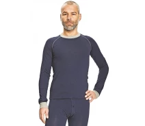 Придбати - чоловічу футболку  Футболка з довгим рукавом утеплена CERVA LION 3XL/4XL Темно-синя