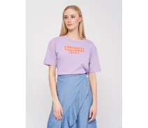 Придбати - жіночу футболку  Футболка Zara M бузковий 1501630612