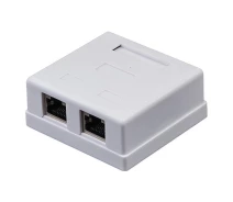 Придбати - розетку и выключатель  Комп'ютерна розетка Kingda KD-WP6035-C5e Сat5e/UTP/RJ45x2 Білий