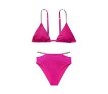 Придбати - роздільний купальник (бікіні)  Роздільний купальник Victoria's Secret топ та плавки чики 1159813790 (Рожевий, L) (art207327)