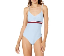 Придбати - злитий купальник  Купальник Tommy Hilfiger 1159813834 (Блакитний, S) (art213450)