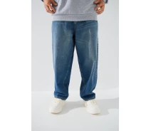 Придбати - чоловічі джинси  Джинси Baggy fit чоловічі Zeo Basic 4509 42 Синій (2000990706065)
