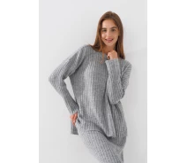 Придбати - жіночий костюм  Костюм однотонний жіночий Park karon 8294 One Size Світло-сірий (2000990719300)