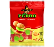 Придбати - конфету  Жувальні цукерки Веселі Бургери PEDRO 80г, (20шт/ящ) (S492512)