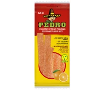 Придбати - конфету  Жувальні цукерки Ремінці Апельсин PEDRO 80 г, (20 шт/ящ) (B572084)