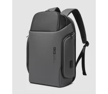 Придбати - рюкзак  Міський чоловічий сірий рюкзак бізнес класу BANGE для ноутбука 15'' з USB роз'ємом для заряджання гаджетів