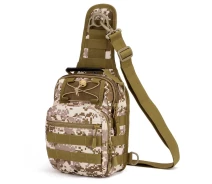 Придбати - рюкзак  Сумка рюкзак тактическая военная через плечо Protector Plus X202 система Molle 5л desert digital камуфляж