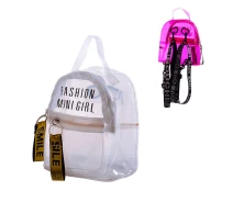 Придбати - рюкзак  Прозорий рюкзак "Fashion mini girl", білий
